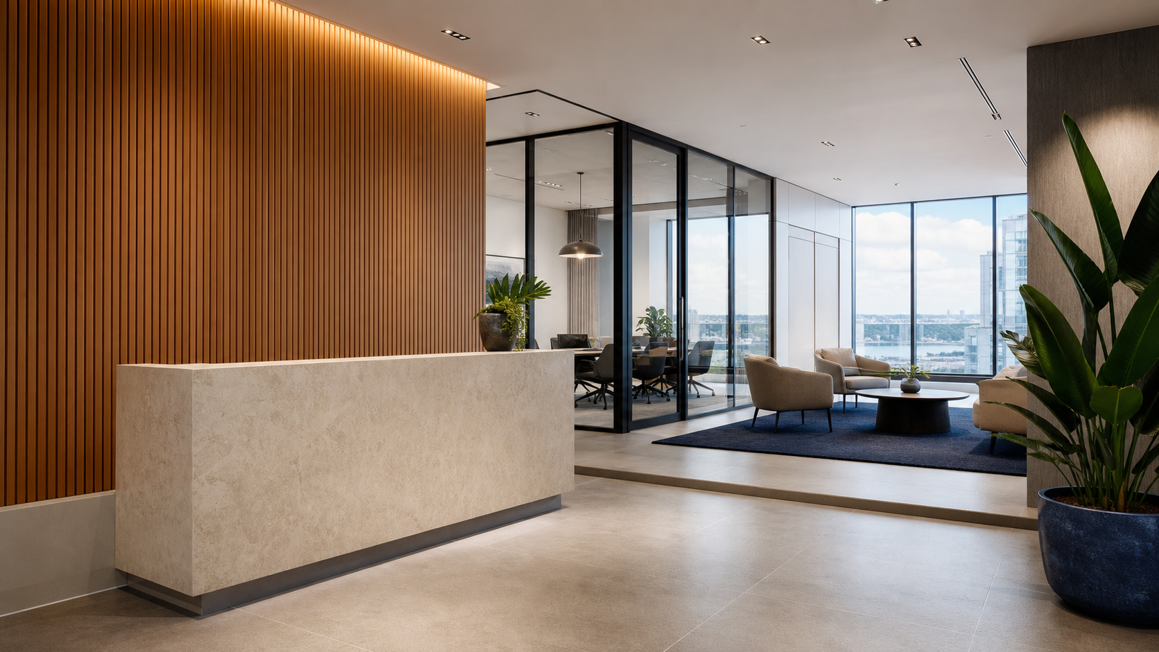 Recruit Plus modern office environment